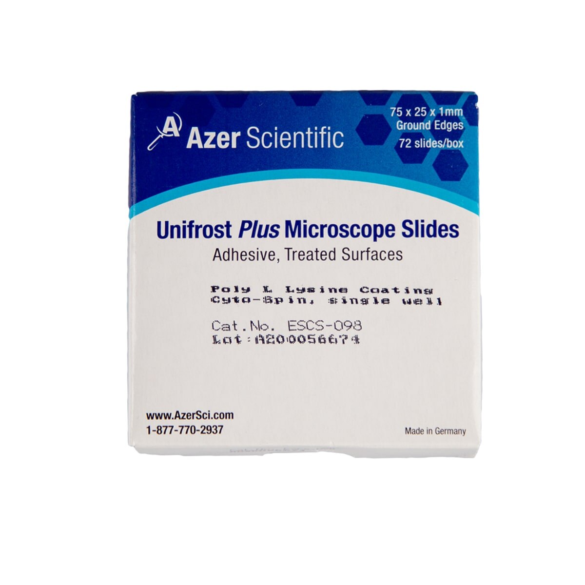 Cytology Spin Slides, Single Well, Adhesive | Azer Scientific